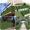 12 artificial boxwood hedges, plants, and grass background fences, privacy screens, grass walls, decorative balconies, garden fences