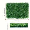 12 artificial boxwood hedges, plants, and grass background fences, privacy screens, grass walls, decorative balconies, garden fences