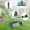 Heavy Duty Rolling Lawn Aerator for Garden
